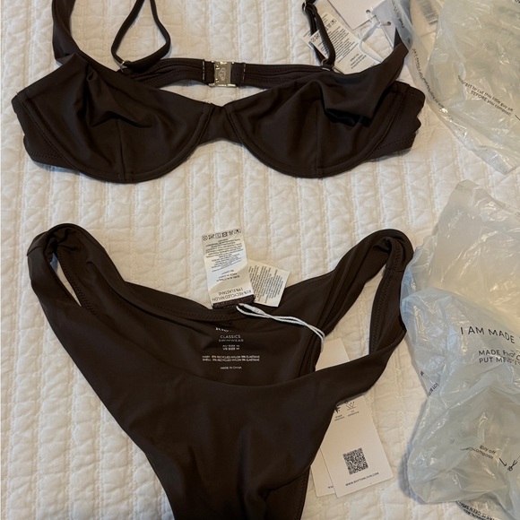 Rhythm. Other - Rhythm Dark Brown Two-Piece Bikini Set - M